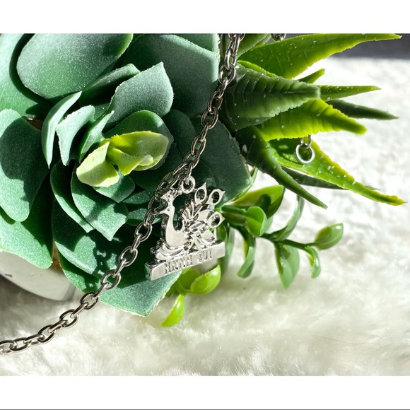 2/$25 Anna Sui Fancy Peacock Charm Bracelet - Picture 2 of 3